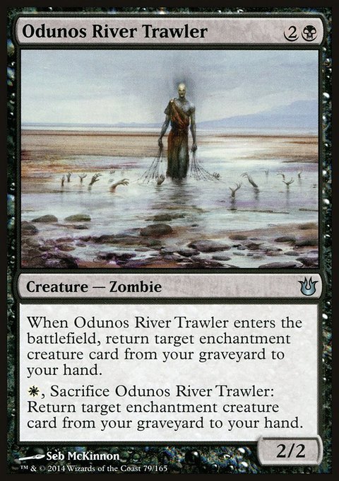 Odunos River Trawler, Born of the Gods #79, Magic: The Gathering card