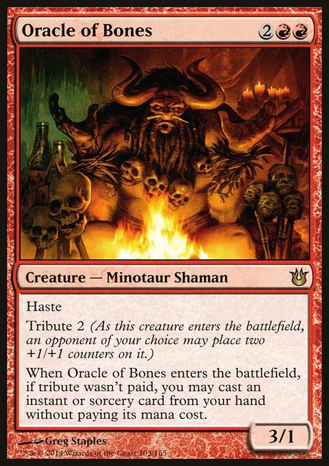 Oracle of Bones, Born of the Gods #103, Magic: The Gathering card