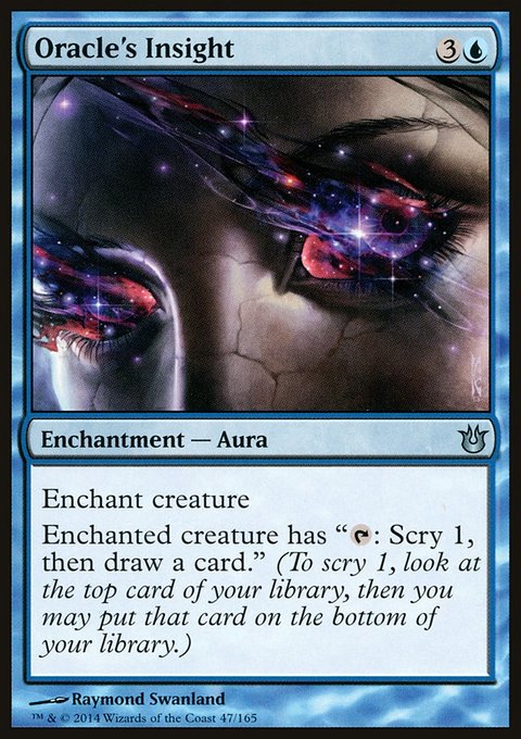 Oracle's Insight, Born of the Gods #47, Magic: The Gathering card