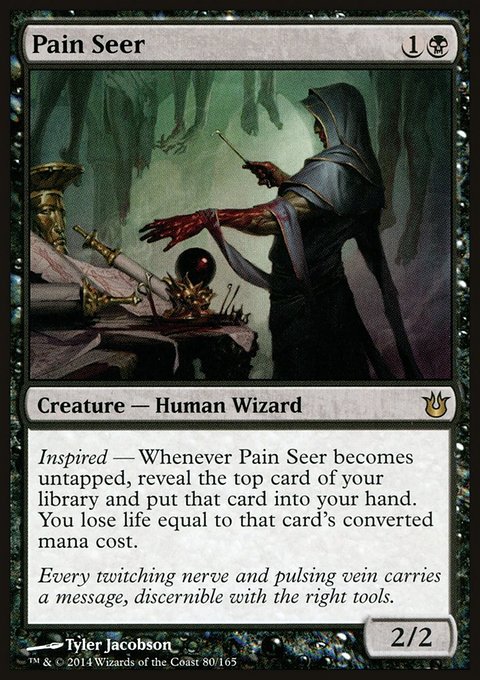 Pain Seer, Born of the Gods #80, Magic: The Gathering card