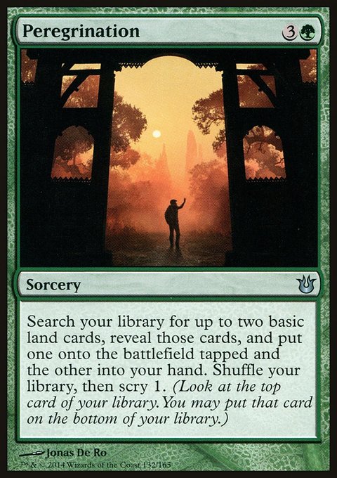 Peregrination, Born of the Gods #132, Magic: The Gathering card