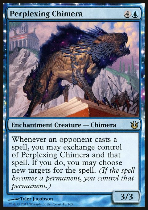 Perplexing Chimera, Born of the Gods #48, Magic: The Gathering card