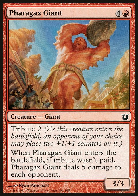 Pharagax Giant, Born of the Gods #104, Magic: The Gathering card