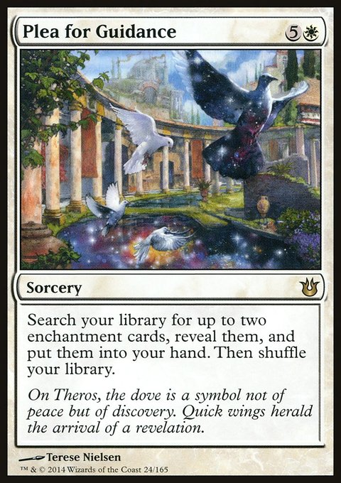 Plea for Guidance, Born of the Gods #24, Magic: The Gathering card