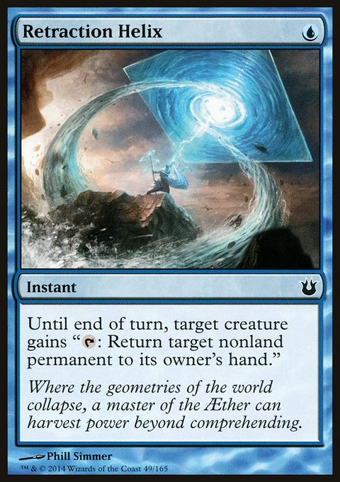 Retraction Helix, Born of the Gods #49, Magic: The Gathering card