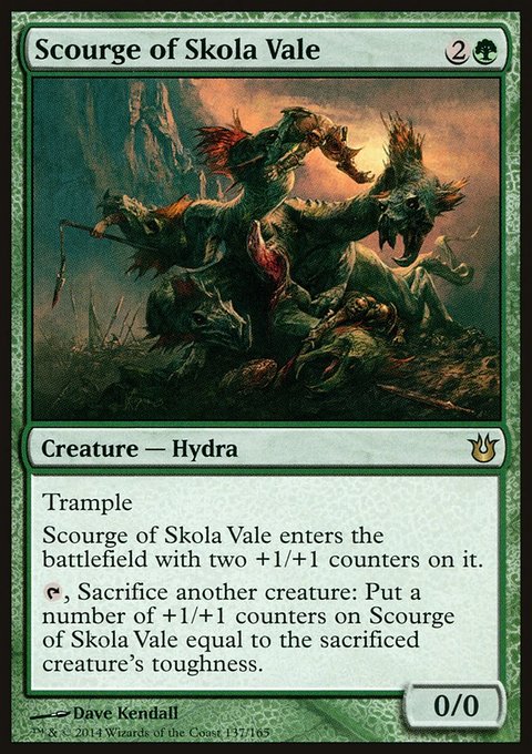Scourge of Skola Vale, Born of the Gods #137, Magic: The Gathering card