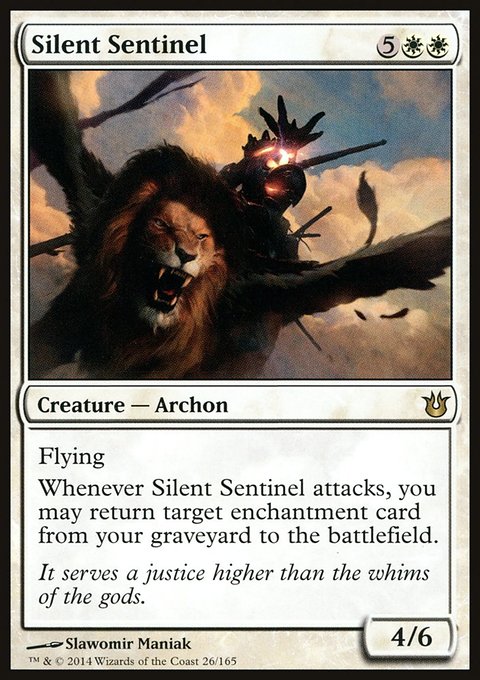 Silent Sentinel, Born of the Gods #26, Magic: The Gathering card