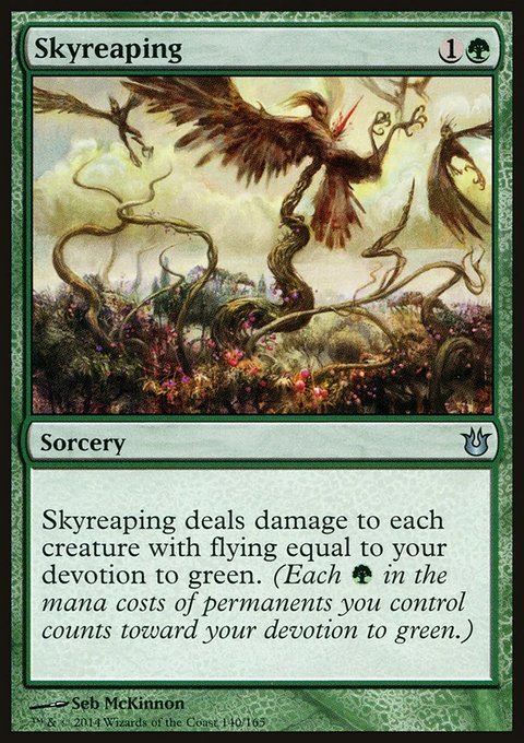 Skyreaping, Born of the Gods #140, Magic: The Gathering card