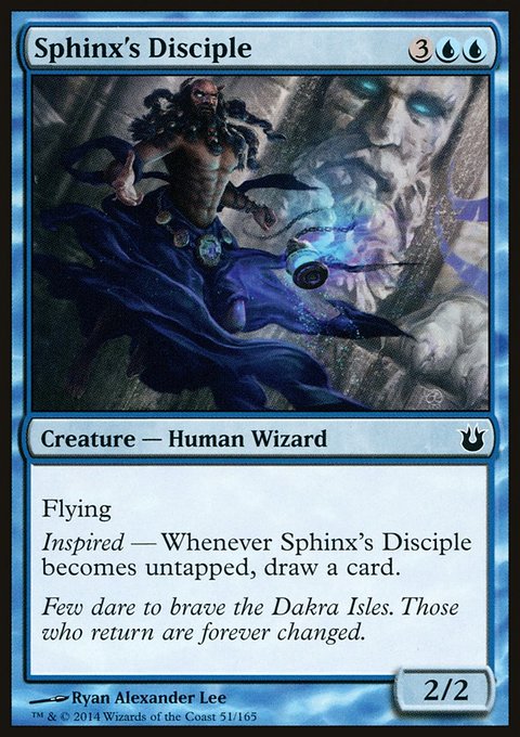 Sphinx's Disciple, Born of the Gods #51, Magic: The Gathering card