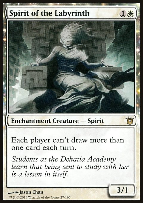 Spirit of the Labyrinth, Born of the Gods #27, Magic: The Gathering card