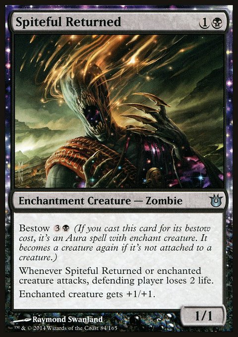 Spiteful Returned, Born of the Gods #84, Magic: The Gathering card
