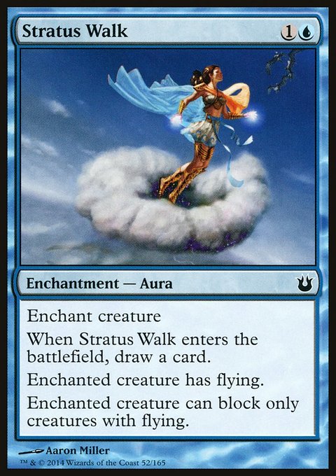Stratus Walk, Born of the Gods #52, Magic: The Gathering card