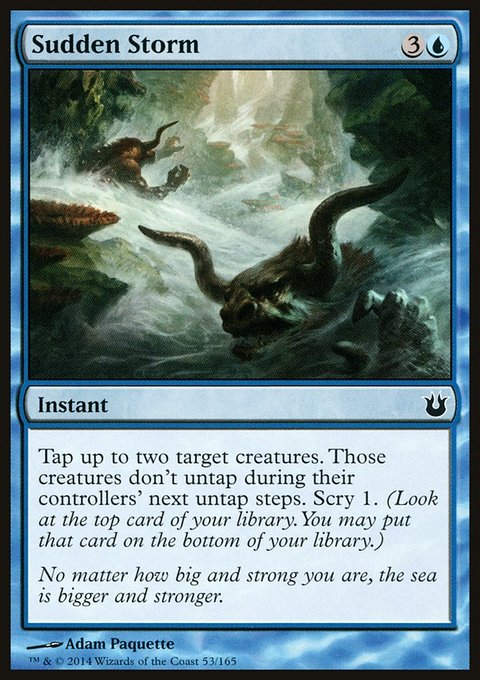 Sudden Storm, Born of the Gods #53, Magic: The Gathering card