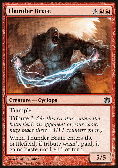 Thunder Brute, Born of the Gods #113, Magic: The Gathering card