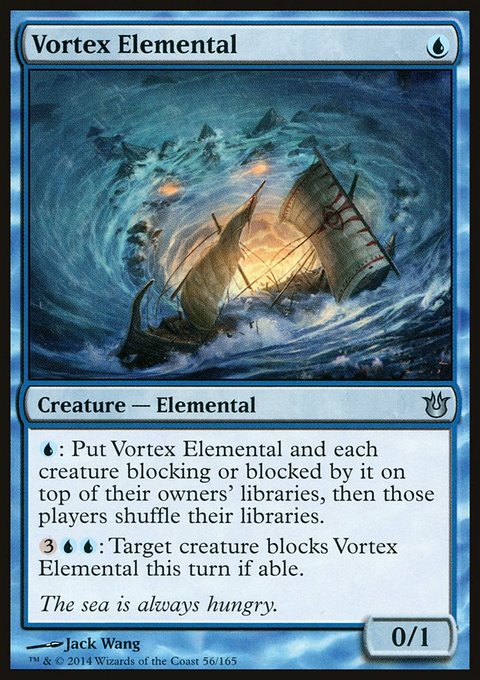 Vortex Elemental, Born of the Gods #56, Magic: The Gathering card
