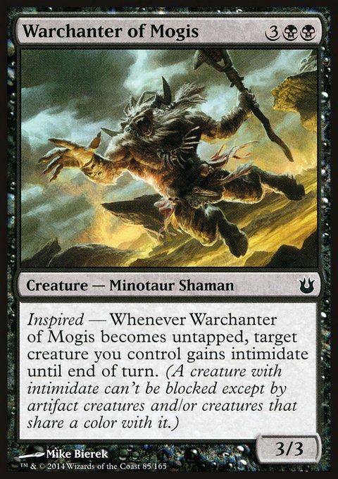 Warchanter of Mogis, Born of the Gods #85, Magic: The Gathering card