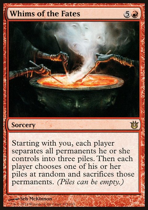 Whims of the Fates, Born of the Gods #115, Magic: The Gathering card