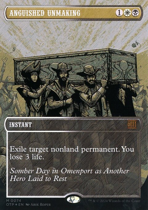 Anguished Unmaking, Breaking News #74, Magic: The Gathering card
