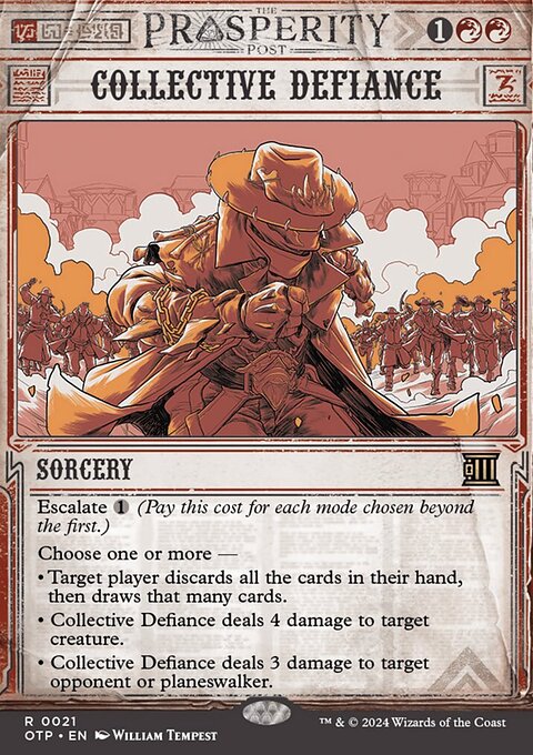 Collective Defiance, Breaking News #21, Magic: The Gathering card