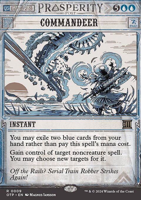 Commandeer, Breaking News #9, Magic: The Gathering card
