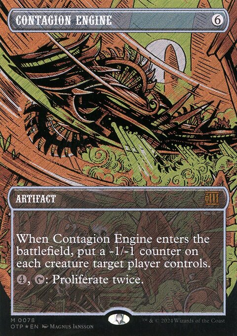 Contagion Engine, Breaking News #78, Magic: The Gathering card