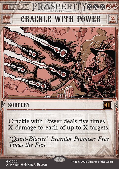 Crackle with Power, Breaking News #22, Magic: The Gathering card