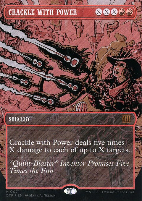 Crackle with Power, Breaking News #71, Magic: The Gathering card