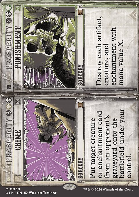 Crime // Punishment, Breaking News #39, Magic: The Gathering card