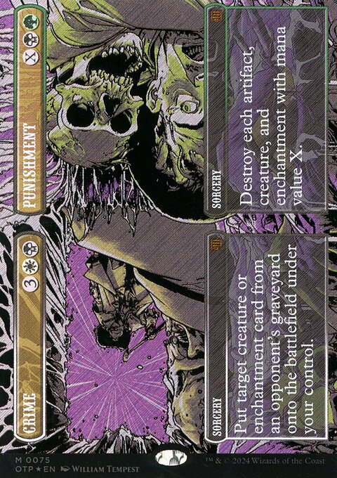 Crime // Punishment, Breaking News #75, Magic: The Gathering card