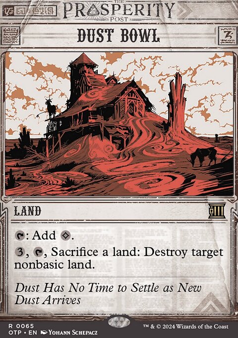 Dust Bowl, Breaking News #65, Magic: The Gathering card