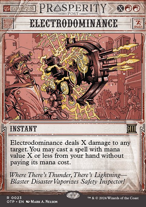 Electrodominance, Breaking News #23, Magic: The Gathering card