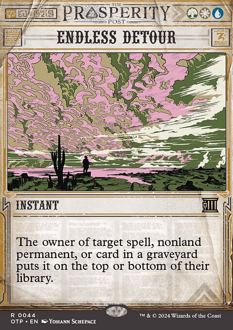 Endless Detour, Breaking News #44, Magic: The Gathering card