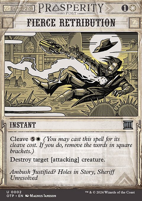 Fierce Retribution, Breaking News #2, Magic: The Gathering card