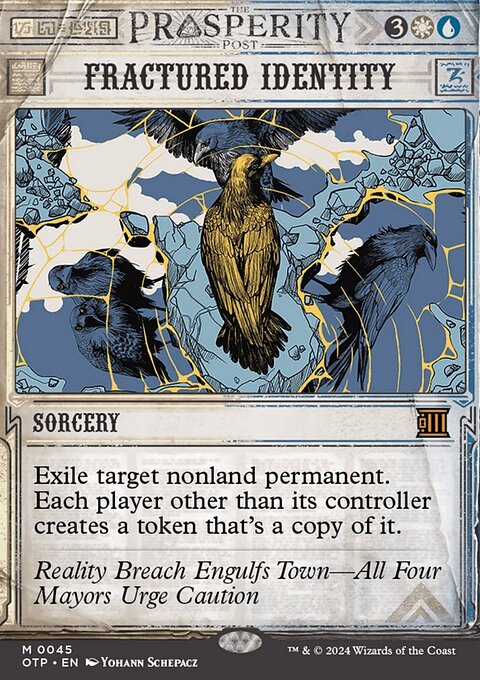Fractured Identity, Breaking News #45, Magic: The Gathering card