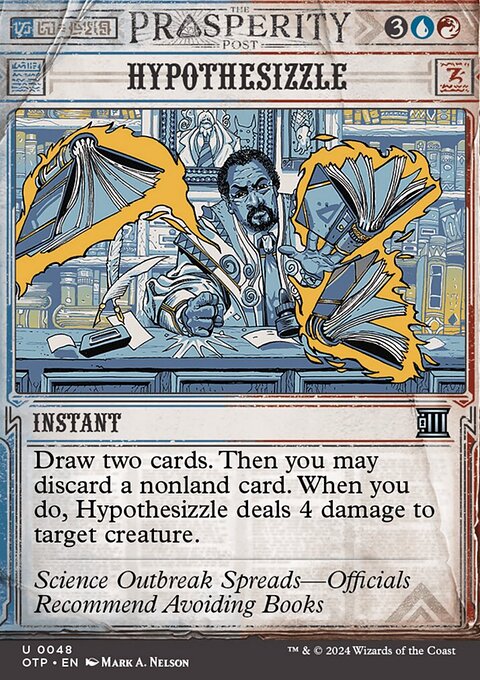 Hypothesizzle, Breaking News #48, Magic: The Gathering card