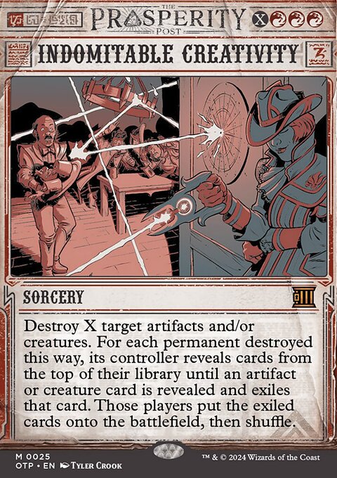 Indomitable Creativity, Breaking News #25, Magic: The Gathering card