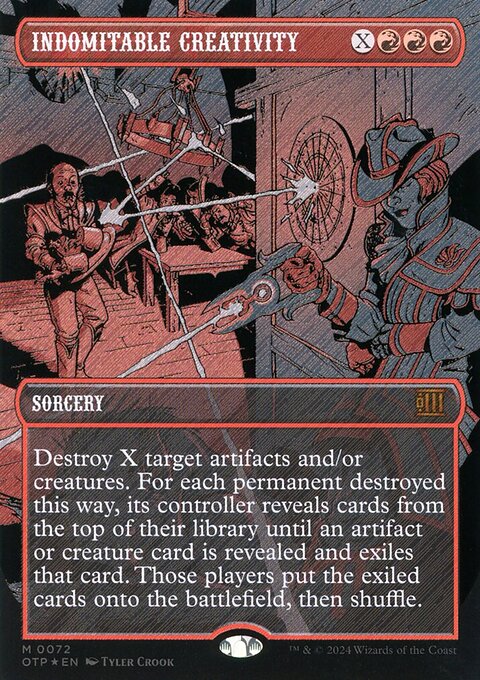 Indomitable Creativity, Breaking News #72, Magic: The Gathering card