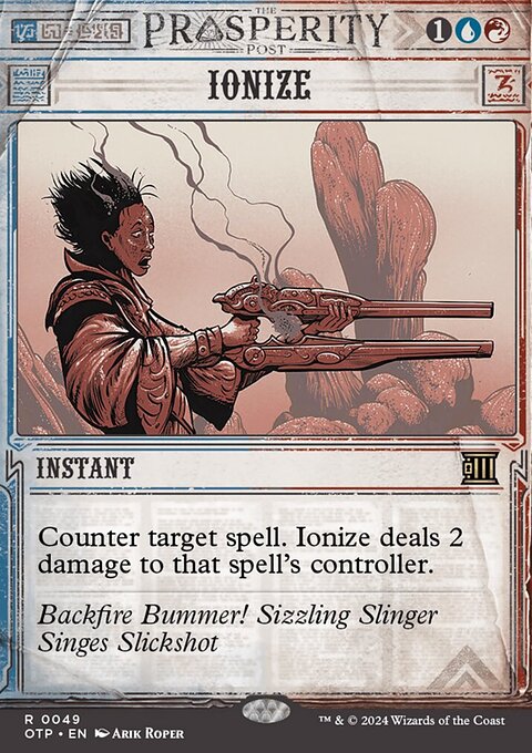 Ionize, Breaking News #49, Magic: The Gathering card