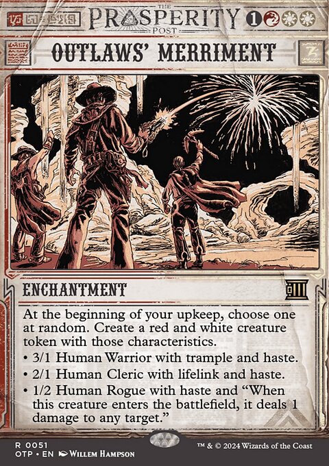 Outlaws' Merriment, Breaking News #51, Magic: The Gathering card