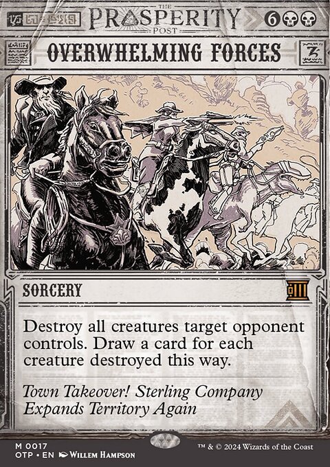 Overwhelming Forces, Breaking News #17, Magic: The Gathering card