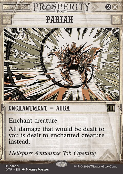 Pariah, Breaking News #5, Magic: The Gathering card