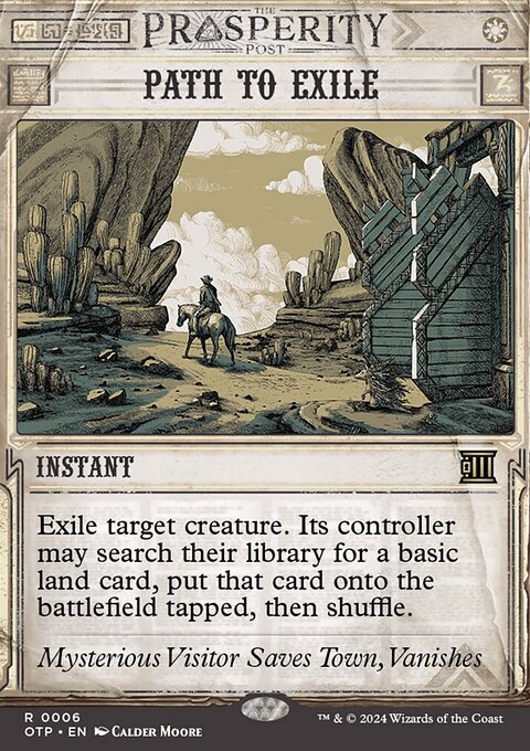 Path to Exile, Breaking News #6, Magic: The Gathering card