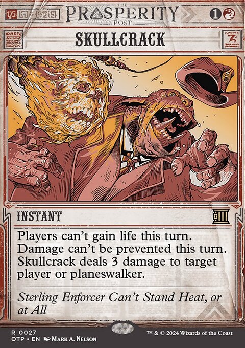 Skullcrack, Breaking News #27, Magic: The Gathering card