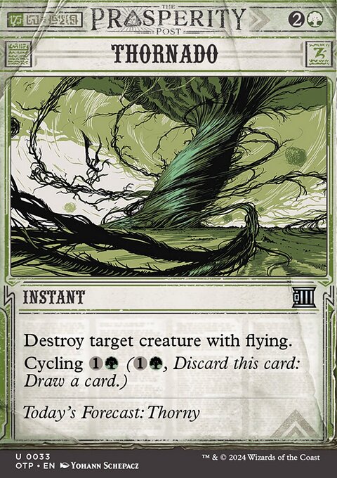 Thornado, Breaking News #33, Magic: The Gathering card