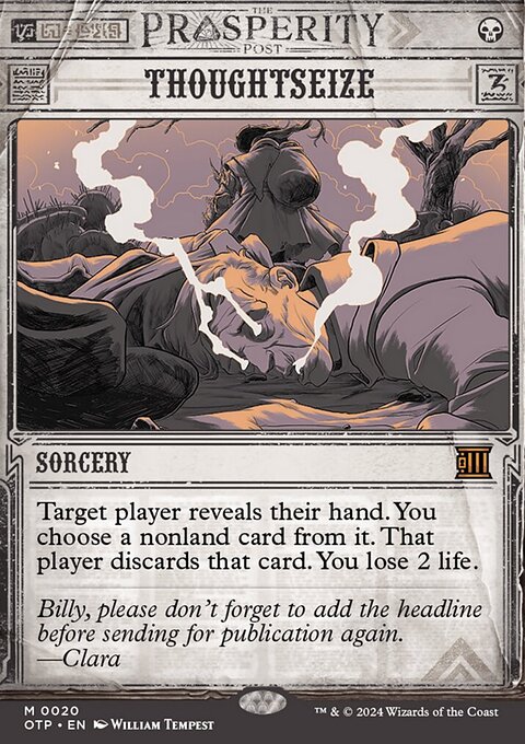 Thoughtseize, Breaking News #20, Magic: The Gathering card