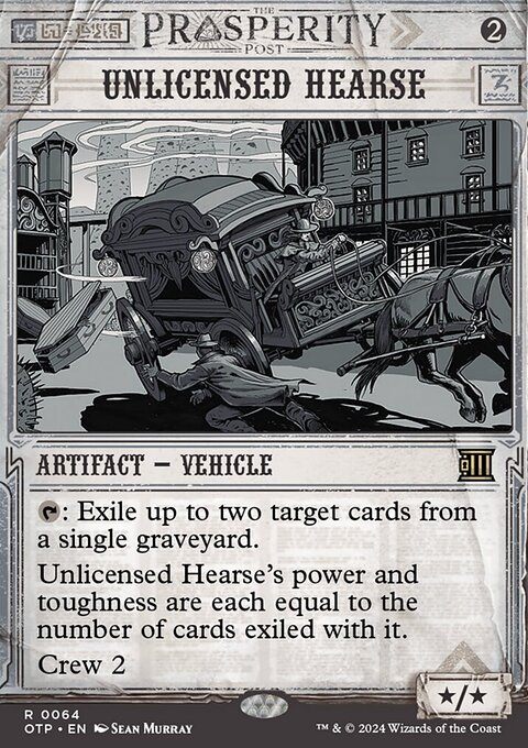 Unlicensed Hearse, Breaking News #64, Magic: The Gathering card