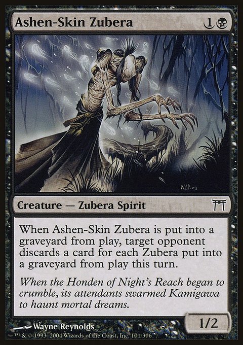 Ashen-Skin Zubera, Champions of Kamigawa #101, Magic: The Gathering card