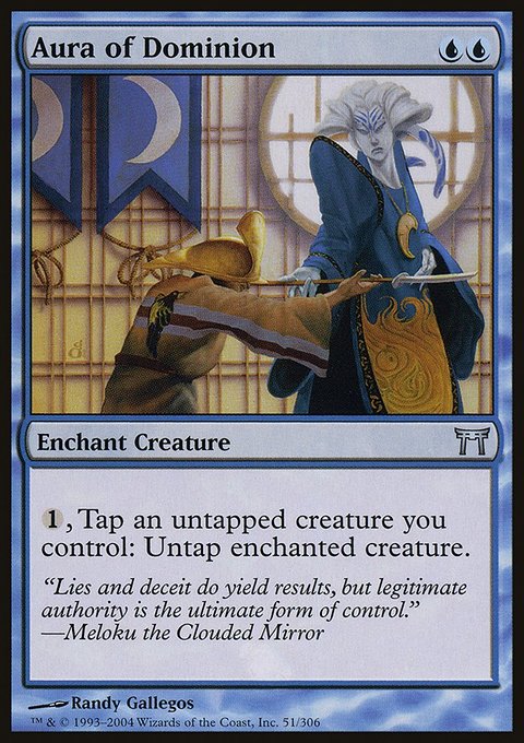 Aura of Dominion, Champions of Kamigawa #51, Magic: The Gathering card