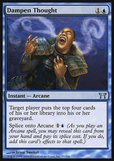 Dampen Thought, Champions of Kamigawa #57, Magic: The Gathering card