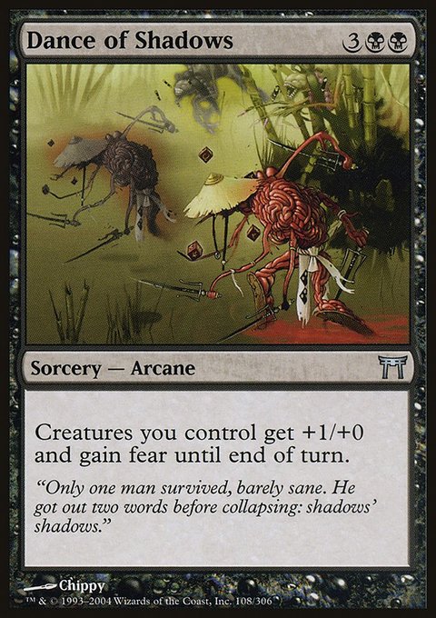 Dance of Shadows, Champions of Kamigawa #108, Magic: The Gathering card